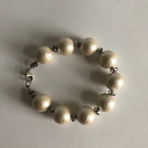 Handmade Vintage Costume Pearlescent Bracelet
